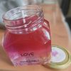 🕯️ Kerze für Glück und Liebe – mit Rosenquarz, Amethyst und Bergkristall ✨💖