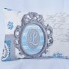 Lavendelkissen Nostalgie Blau – gemütliches Duftkissen mit nostalgischem Motiv